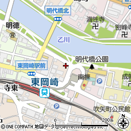 タイムズ東岡崎駅前第３駐車場周辺の地図