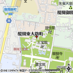〒601-1325 京都府京都市伏見区醍醐東大路町の地図