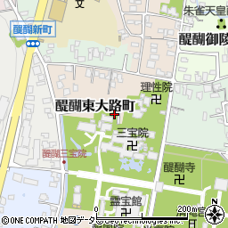 京都府京都市伏見区醍醐東大路町周辺の地図