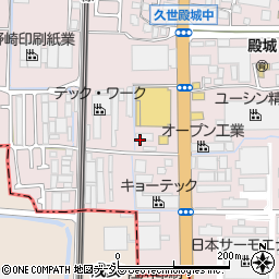 京都府京都市南区久世殿城町309周辺の地図