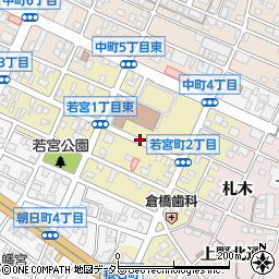 岡崎げんき館周辺の地図
