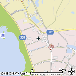 兵庫県三田市北浦30周辺の地図