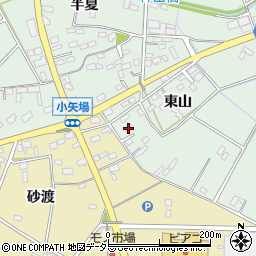 愛知県安城市箕輪町東山111周辺の地図