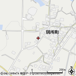 兵庫県加西市別所町383周辺の地図