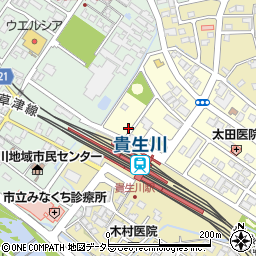 滋賀県甲賀市水口町虫生野中央37周辺の地図