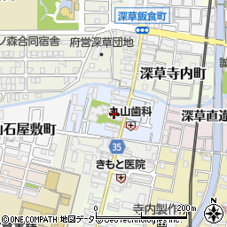 京都府京都市伏見区深草七瀬川町周辺の地図