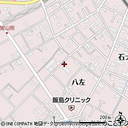 愛知県安城市横山町八左119周辺の地図