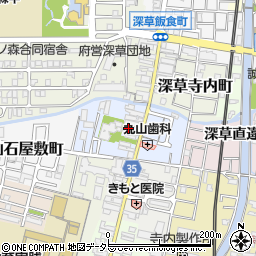 京都府京都市伏見区深草七瀬川町884周辺の地図