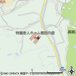樫田の里周辺の地図