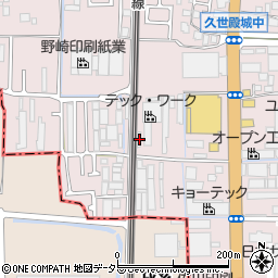 京都府京都市南区久世殿城町297周辺の地図