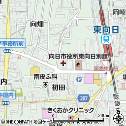 京都信用金庫東向日支店周辺の地図