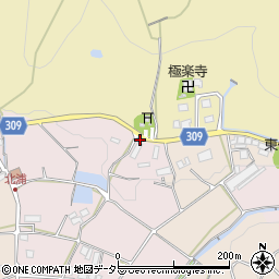 兵庫県三田市北浦320周辺の地図