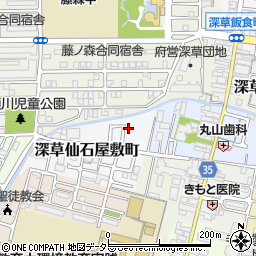 京都府京都市伏見区深草仙石屋敷町57-20周辺の地図