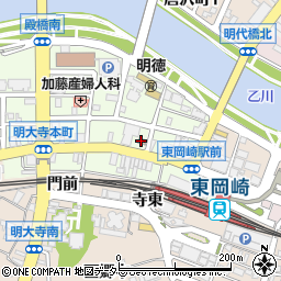 個室居酒屋 九十九‐tsukumo‐ 東岡崎店周辺の地図