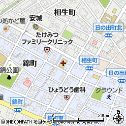 スギドラッグ安城錦町店周辺の地図