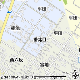 愛知県岡崎市富永町番丈目周辺の地図