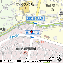 三重県四日市市笹川3丁目26周辺の地図