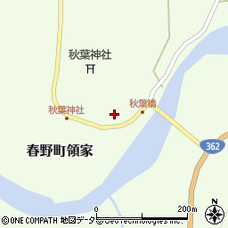 静岡県浜松市天竜区春野町領家940周辺の地図