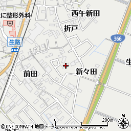 愛知県知多郡東浦町生路前田158周辺の地図