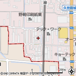 京都府京都市南区久世殿城町294周辺の地図