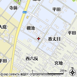 愛知県岡崎市富永町棚池31周辺の地図