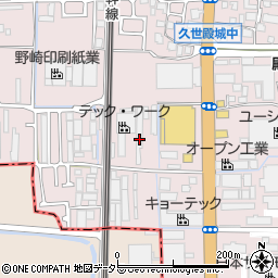 京都府京都市南区久世殿城町301周辺の地図