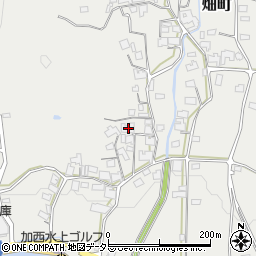 兵庫県加西市畑町1308周辺の地図
