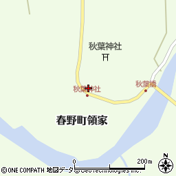 静岡県浜松市天竜区春野町領家341-1周辺の地図