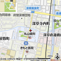 京都府京都市伏見区深草七瀬川町869周辺の地図
