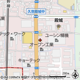 京都府京都市南区久世殿城町554周辺の地図