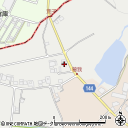 兵庫県加東市曽我635-2周辺の地図