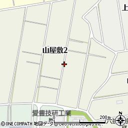 愛知県知多市山屋敷周辺の地図