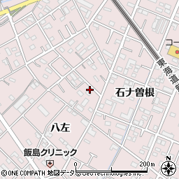 愛知県安城市横山町八左105周辺の地図