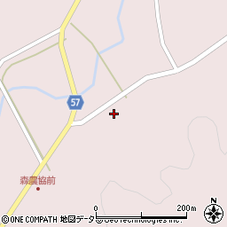 広島県庄原市東城町森1417周辺の地図