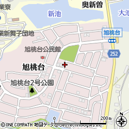 愛知県知多市旭桃台周辺の地図