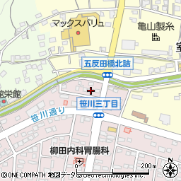 三重県四日市市笹川3丁目13周辺の地図