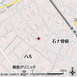 愛知県安城市横山町八左103周辺の地図