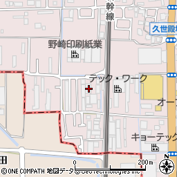 京都府京都市南区久世殿城町292周辺の地図