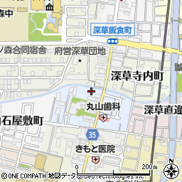 京都府京都市伏見区深草七瀬川町879周辺の地図