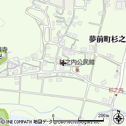 兵庫県姫路市夢前町杉之内343-2周辺の地図