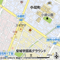 西松屋安城小堤店周辺の地図