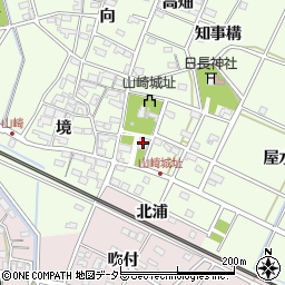 山崎町公民館周辺の地図