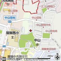 京都府京都市伏見区醍醐中山町1周辺の地図