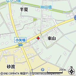 愛知県安城市箕輪町東山76-1周辺の地図