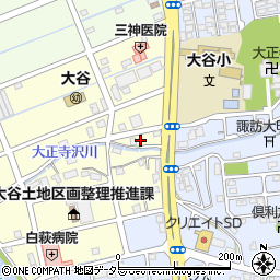静岡県静岡市駿河区西大谷10周辺の地図