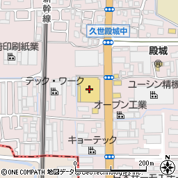 京都府京都市南区久世殿城町304周辺の地図