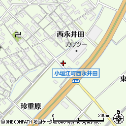 愛知県刈谷市小垣江町西永井田124周辺の地図