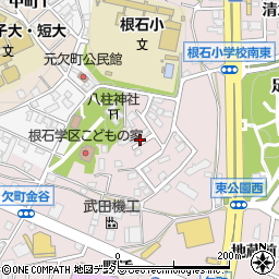 愛知県岡崎市欠町石ケ崎周辺の地図