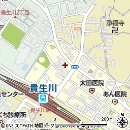 滋賀県甲賀市水口町虫生野中央20周辺の地図