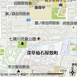 京都府京都市伏見区深草池ノ内町5-26周辺の地図